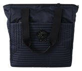 Versace Elegant Blue Nylon Tote Bag -  Tote Bag for Men -  Versace.